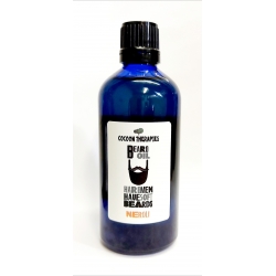 huile d'argan infusion huiles essentielles de neroli (fleur d'oranger). bouteille en verre bleu 100ml.